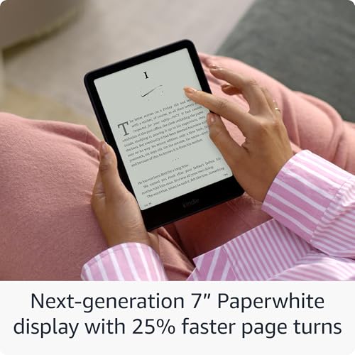 All-new Amazon Kindle Paperwhite (16 GB) – Our fastest Kindle ever, with new 7" glare-free display and weeks of battery life (Jade)