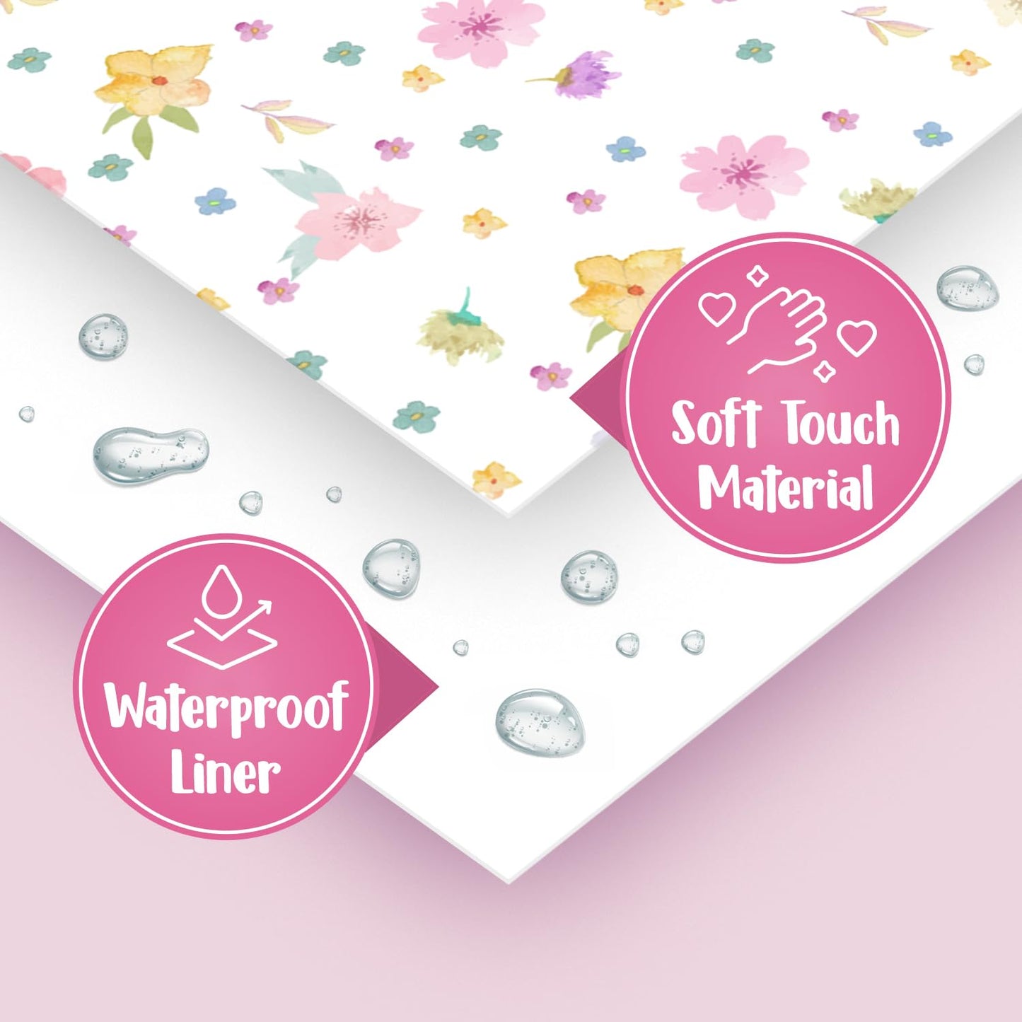 Eli with Love 20 Pack Extra Large Disposable Toilet Seat Cover (Floral) – Toddler Toilet Covers For Full Coverage On Toilet or Potty – Ideal Travel Toilet Seat Covers For Kids and Adults