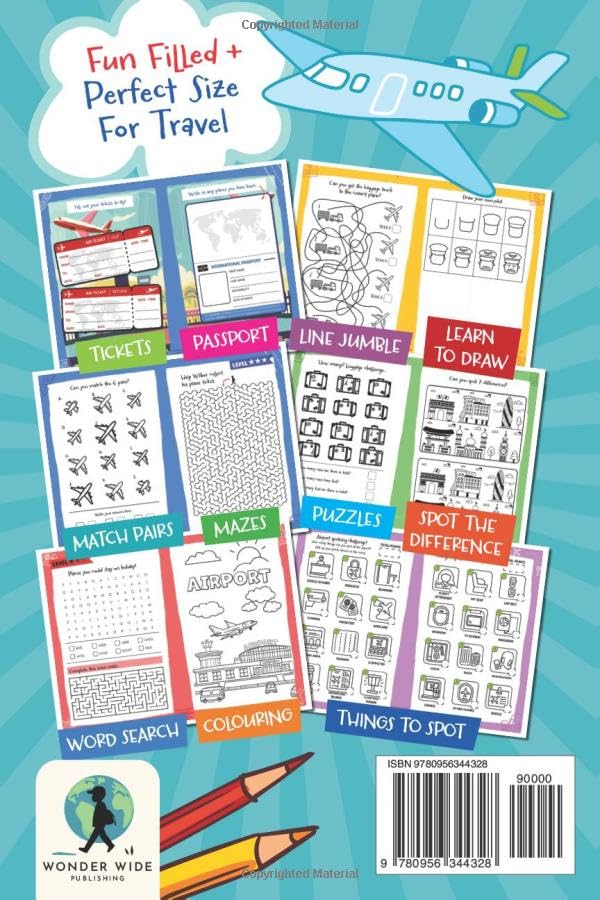 Let’s Go! Airplane Activity Book: Travel Fun For Kids 4-8 (Let's Go... Kids Travel Guides and Activity Books)