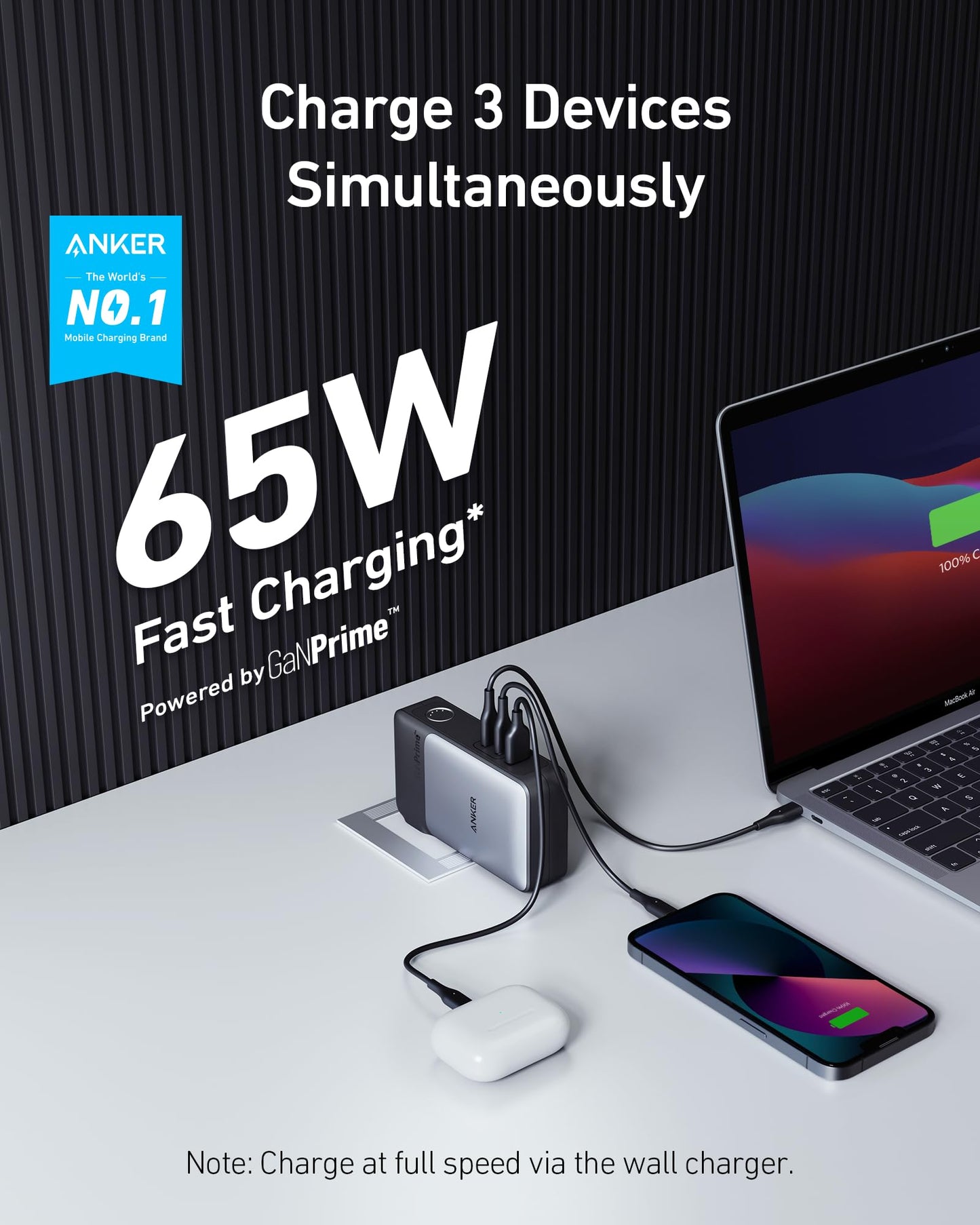 Ultimate 2-in-1 Power Bank and Charger by Award-Winning Electronics Designer Anker