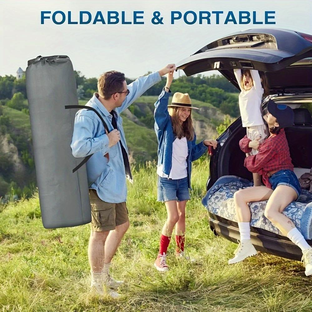 Grey Folding Camping Bed, Heavy Duty Rollaway Bed With Carrying Bag, Suitable For Travel Camp Office, RV Travel Rollaway Bed