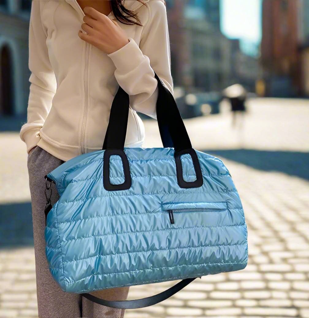 Quilted Puffer Travel Bag