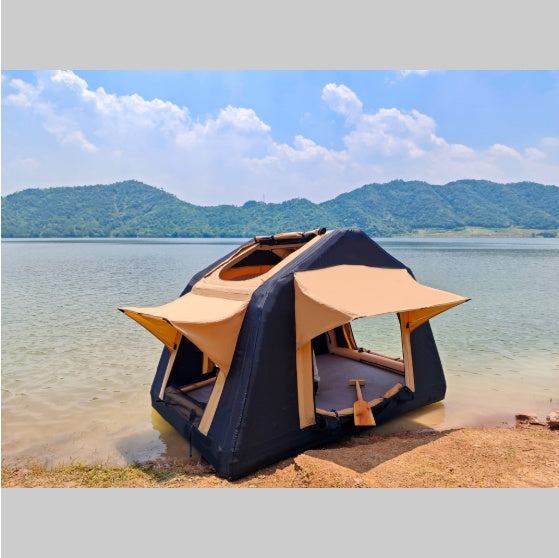 Foldable 2-3 People Amphibious Inflatable Car Roof Top Tent For Camping Outdoor Glamping Camping Tent For SUV,Truck
