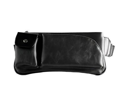 Faux Leather Unisex Mini-Crossbody Bag