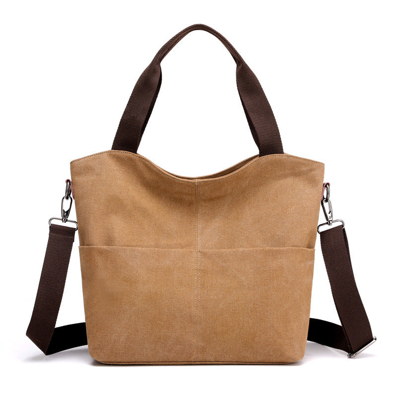 Shoulder women bag canvas bag