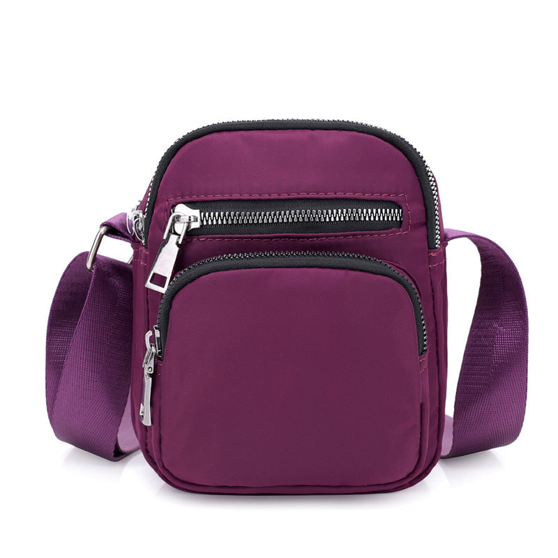 Nylon one-shoulder pouch