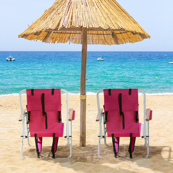 2pcs 23X21.7X31.5in Beach Chair