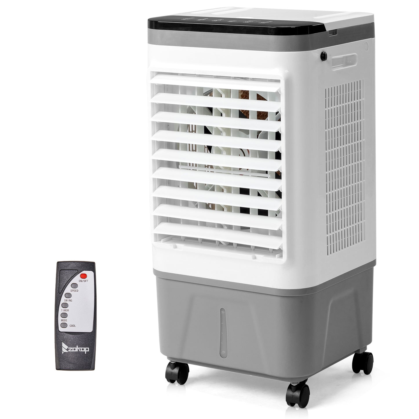 FREE SHIPPING! “Menofan Mobile” 5-Gallon 29” Evaporative Air Cooler and Fan with 3-in-1 Cooling and Humidification with 12-Hour Timer and Remote Control