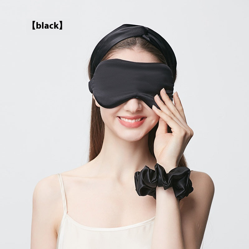 22 M Thick Glossy Silk Eye Mask Eye Protection Shading