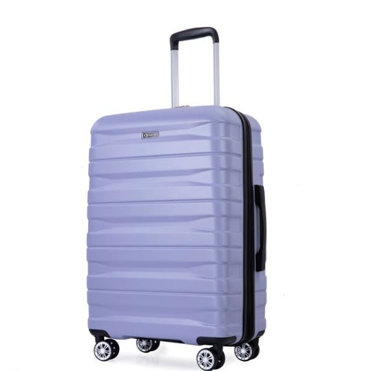 3-Piece Expandable Luggage Set (Light Purple)