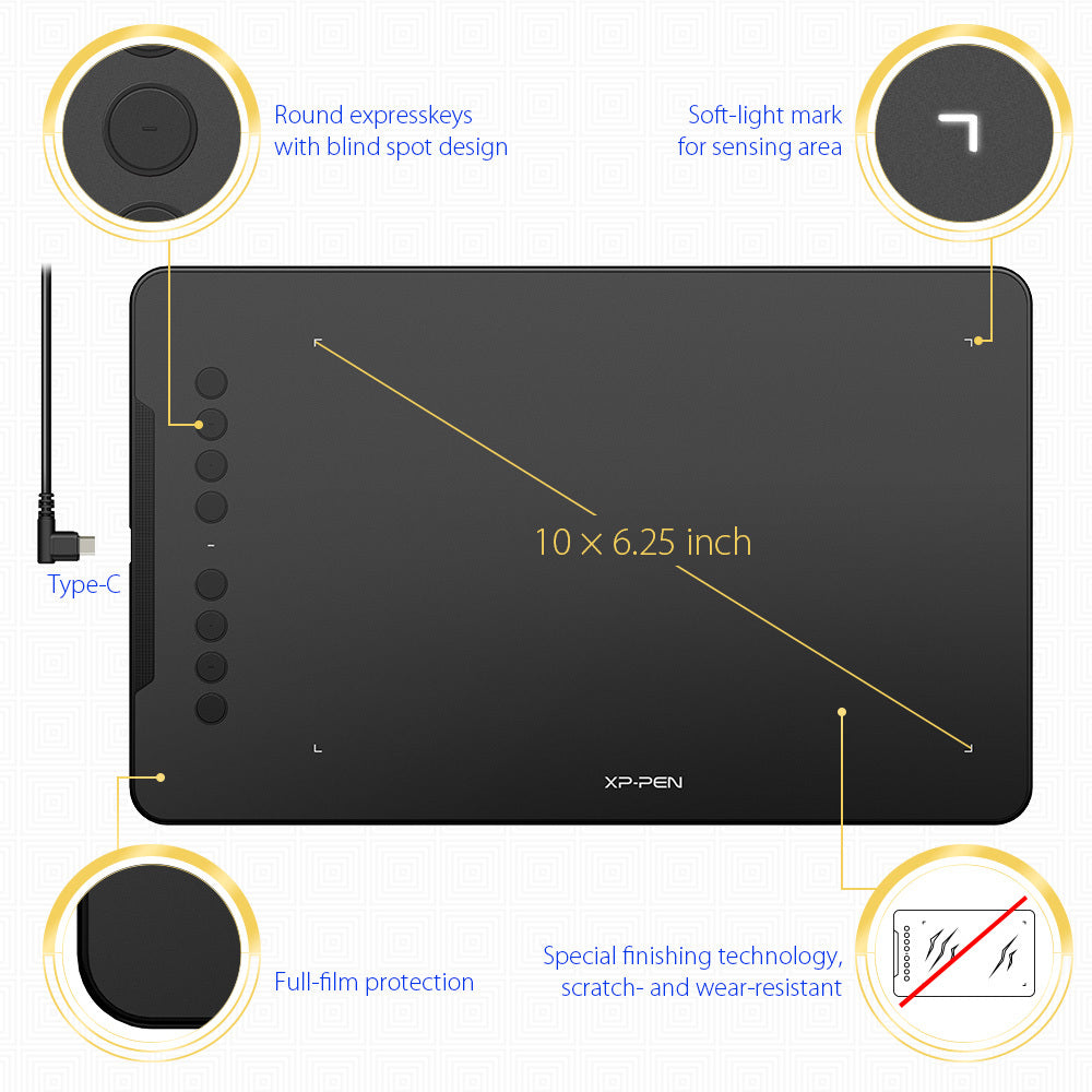 Computer drawing board electronic drawing board