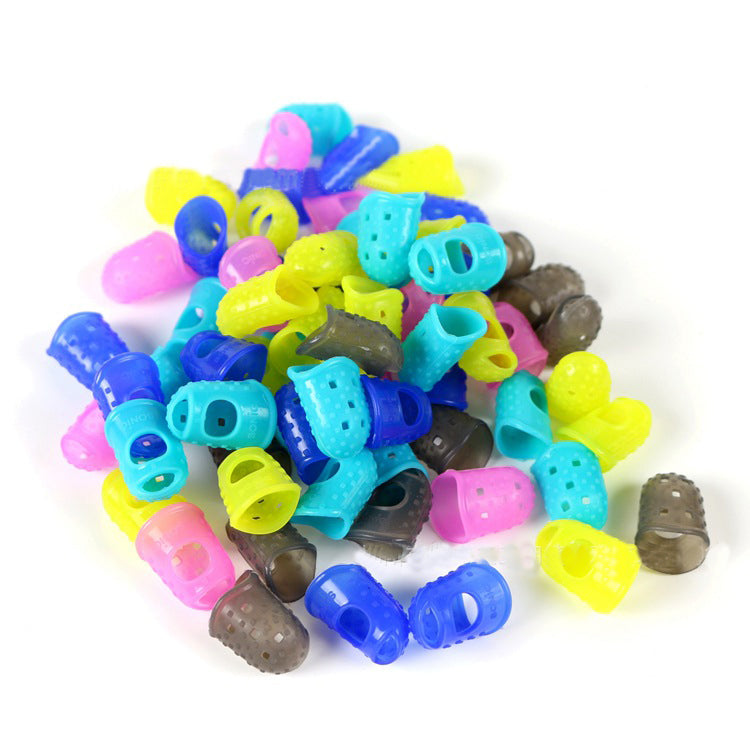 Guitar silicone finger protector