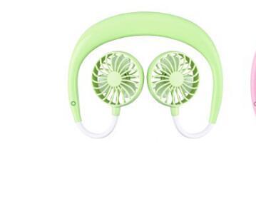 Rechargeable Portable Lazy Neck Fan for Travelers, Beachgoers and the Elderly