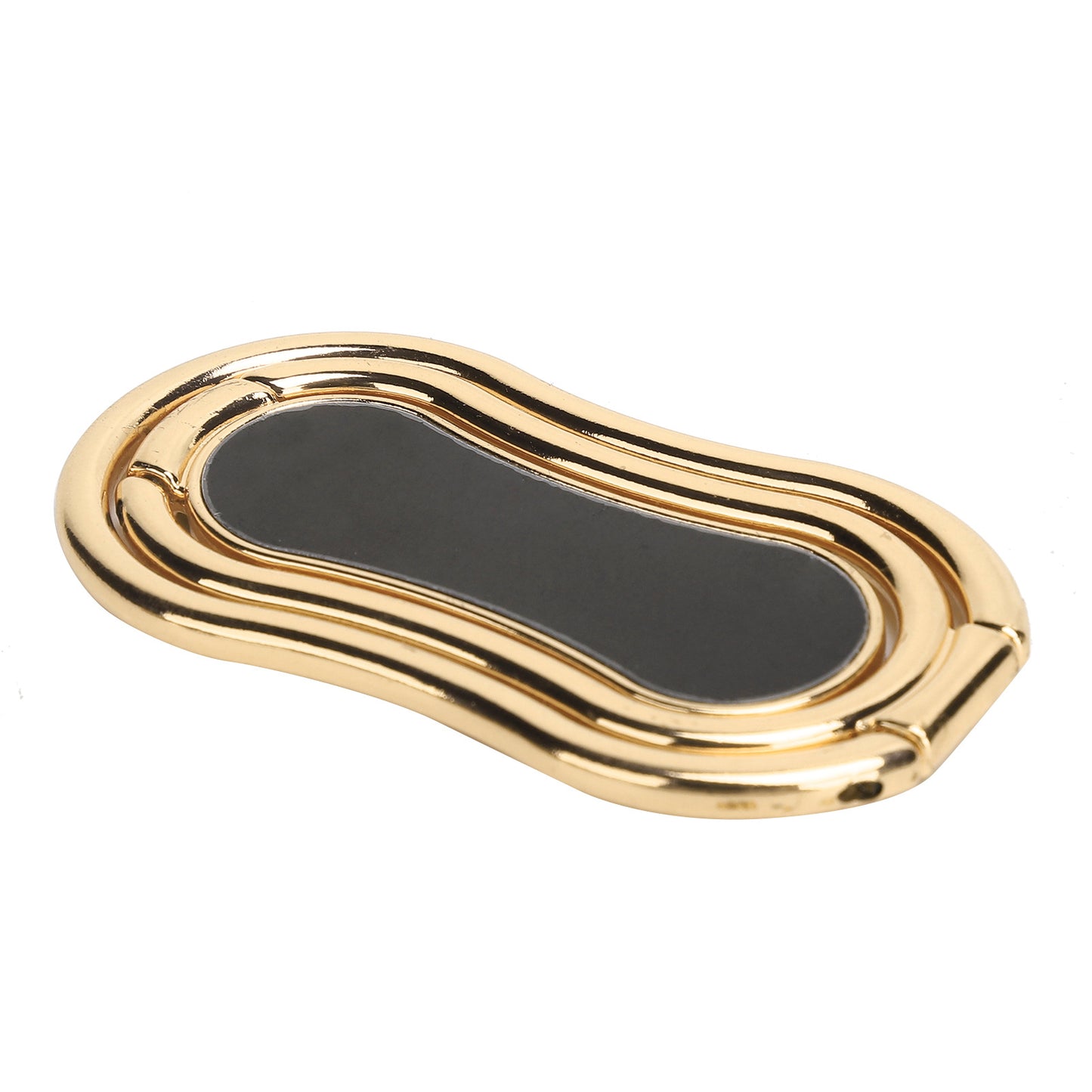 Foldable 360-Degree Gold-Toned Rotating Phone Ring Holder and Stand