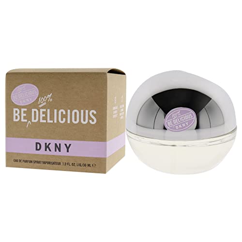 DKNY Be 100% Delicious Eau de Parfum Perfume Spray For Women, 1.0 Fl. Oz.