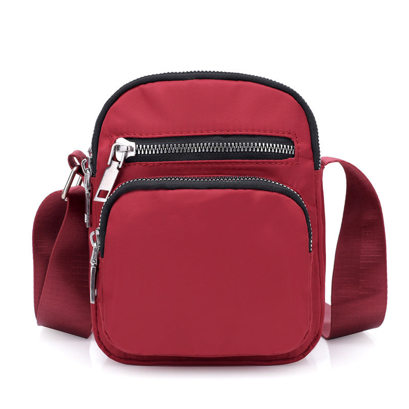 Nylon one-shoulder pouch