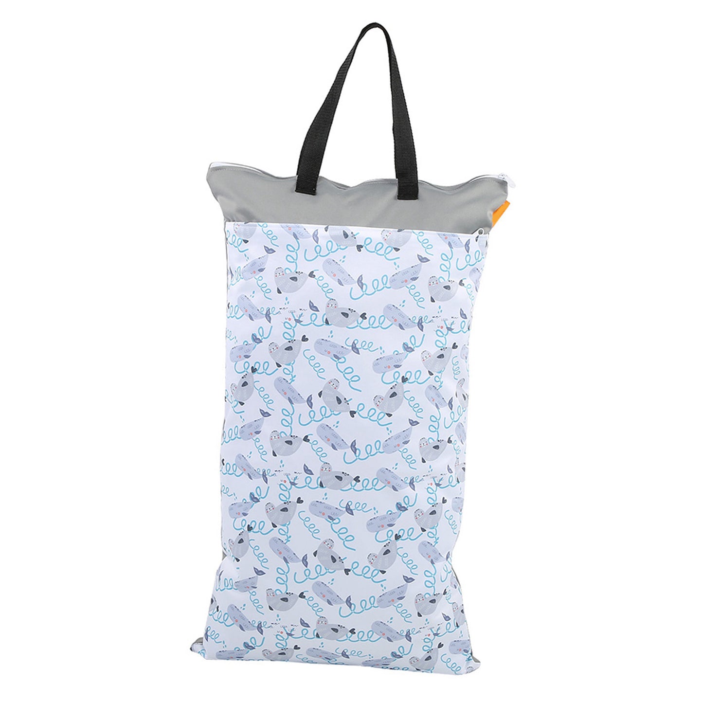 Large Hanging Wet/Dry Cloth Diaper Bag Waterproof Baby Inserts Nappy Laundry Storage Bag EF204