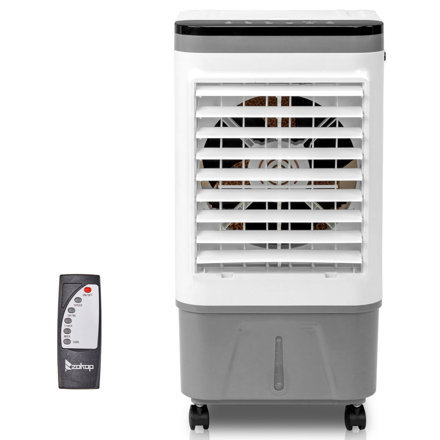 FREE SHIPPING! “Menofan Mobile” 5-Gallon 29” Evaporative Air Cooler and Fan with 3-in-1 Cooling and Humidification with 12-Hour Timer and Remote Control