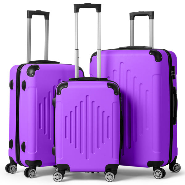 Comes With A Three In One Suitcase With 2 Diamond Shaped Stripes And Corners