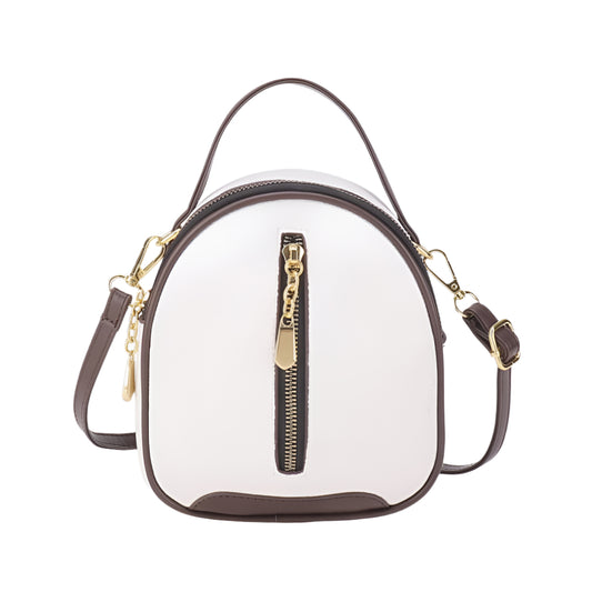 Petite Arch Top Handbag in White