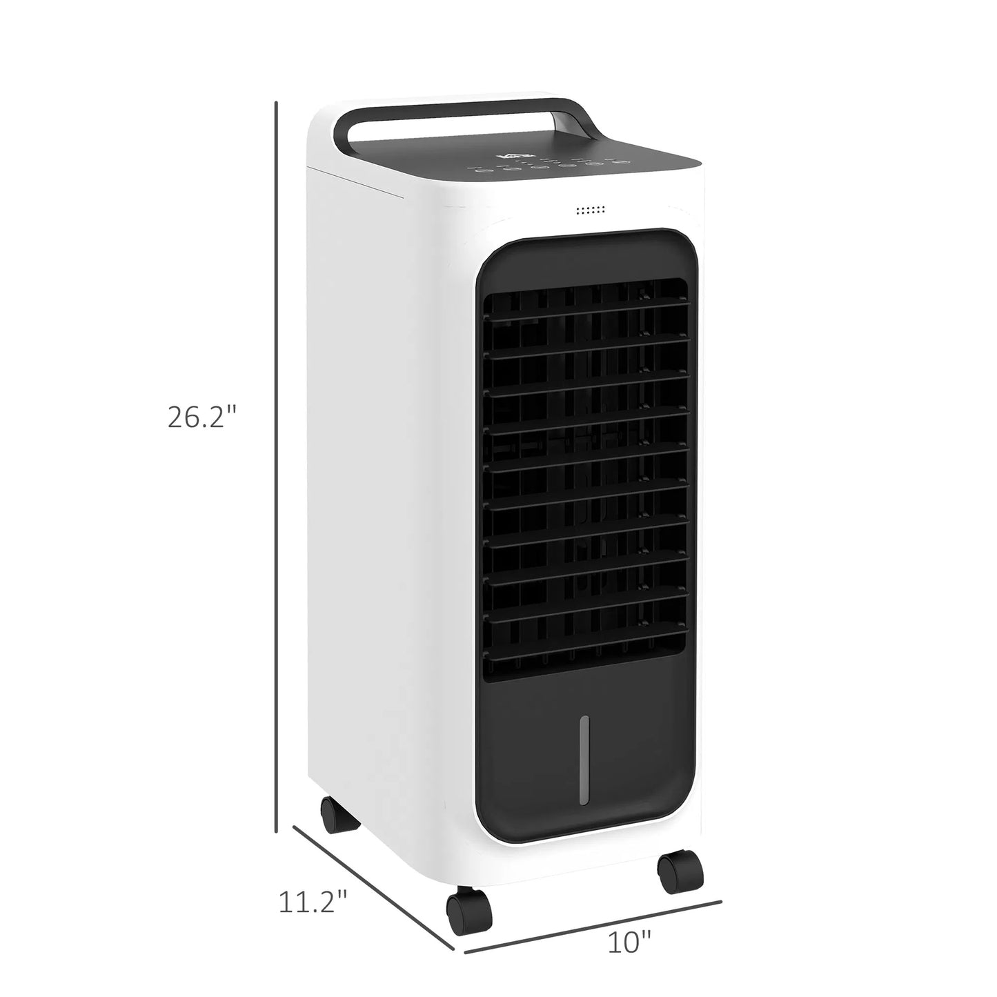 FREE U.S. SHIPPING! “Menofan Midi” 1.3 Gallon HOMCOM Evaporative Air Cooler with Ice Packs, 3-in-1 Ice Cooling Fan, Portable Swamp Cooler with Water Tank, Timer, Oscillating, Remote, for  Home, Office or Bedroom