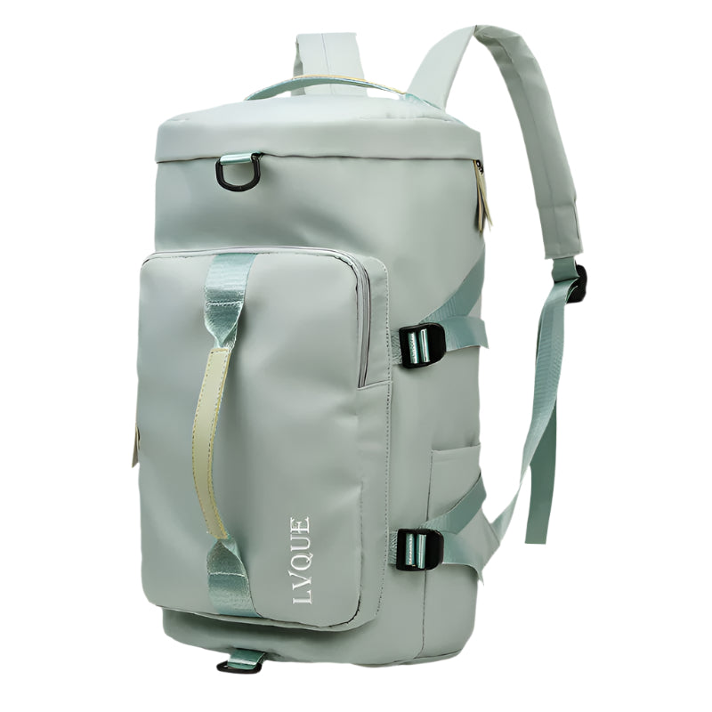 Oversized Waterproof Two-Tone or Solid Color Large Backpack with Top Handle - Space for Shoes and Other Essentials