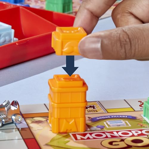 Monopoly GO! Board Game | Inspired by The Popular Mobile Board Game | Ages 8+ | 2-4 Players | 15 Mins. | Family Games | Travel Games for Kids and Adults