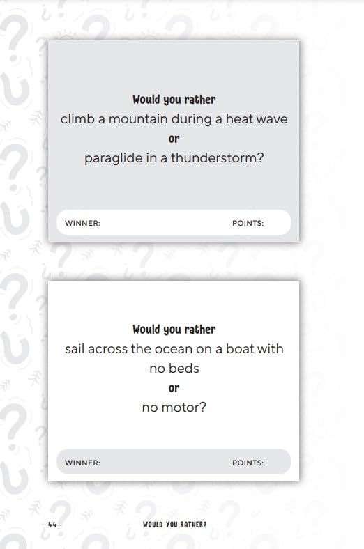 Would You Rather? Summer Edition: Laugh-Out-Loud Game for Camping, Road Trips, and Vacation Travel