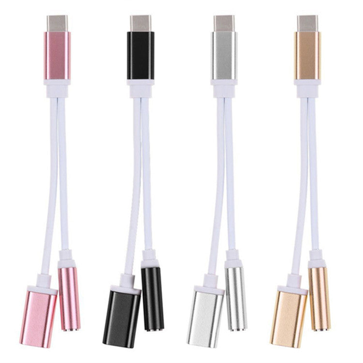 Headphone Adapter Cable Audio Cable Type-c Adapter Audio Charging Cable