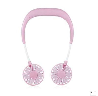 Rechargeable Portable Lazy Neck Fan for Travelers, Beachgoers and the Elderly