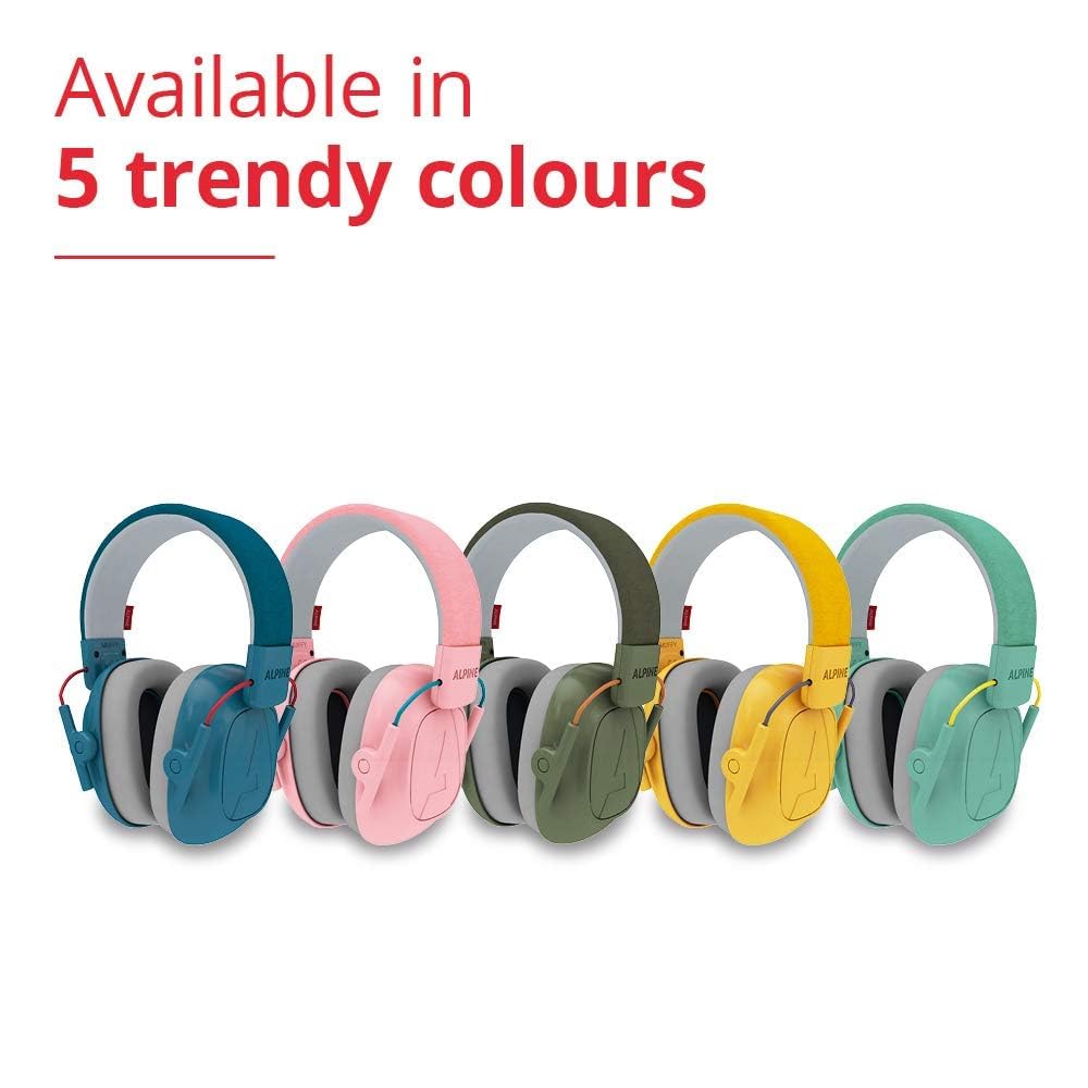 Alpine Muffy Kids - Noise Cancelling Headphones for Kids - CE & ANSI Certified - 25dB - Sensory & Concentration Aid - Mint