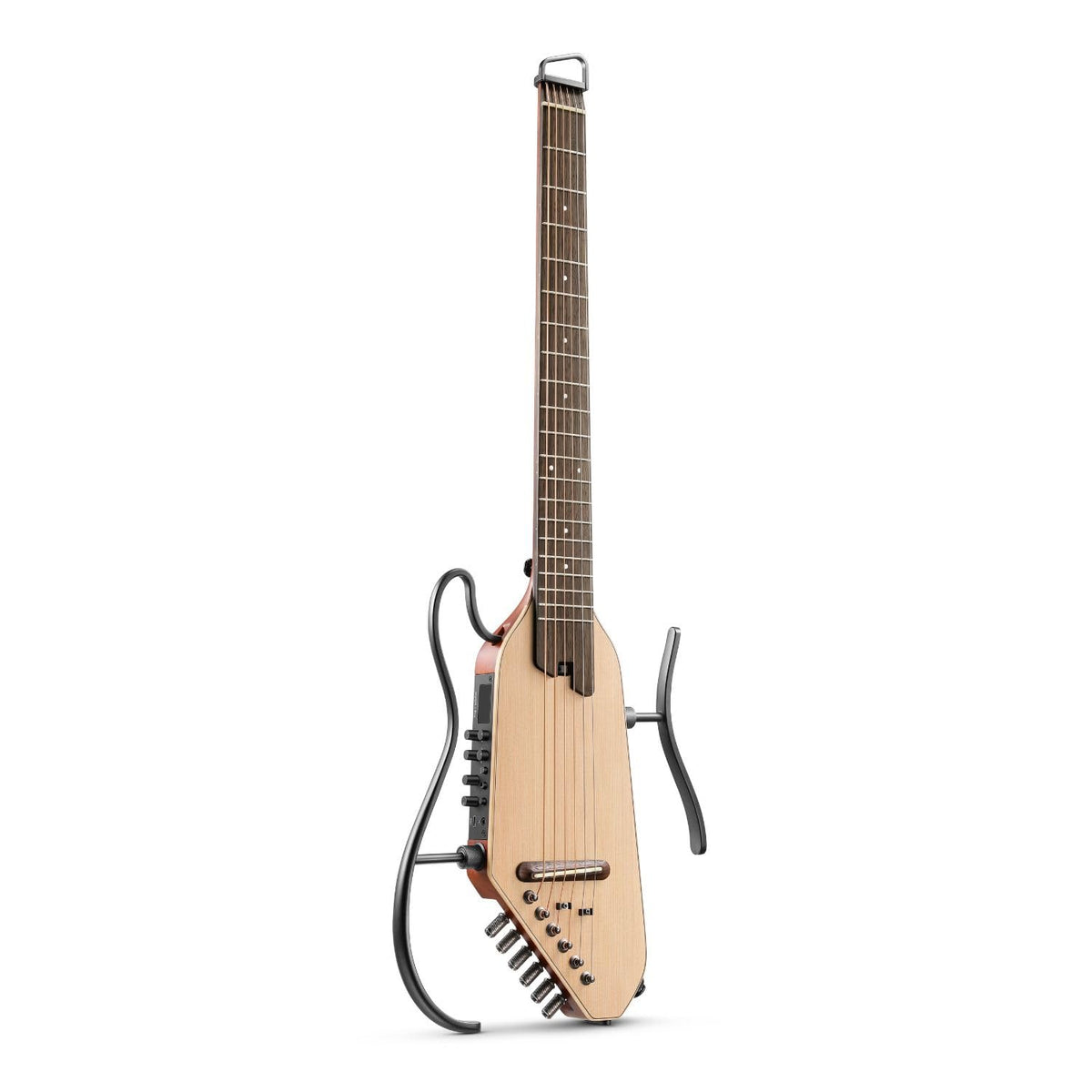 Donner HUSH I PRO Acoustic Electric Travel Guitar (Natural)