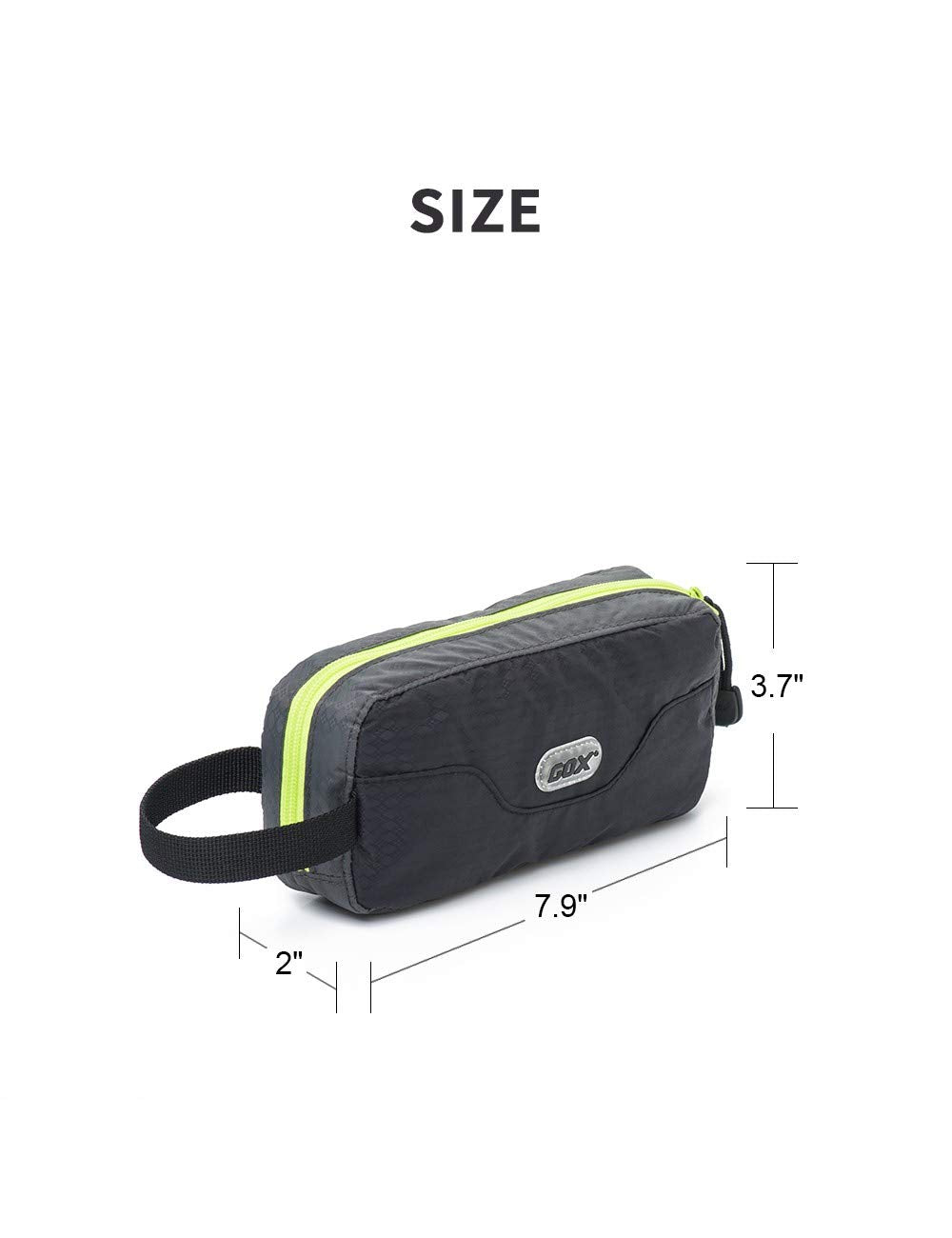 Travel Toiletry Bag or Dopp Kit (Black)