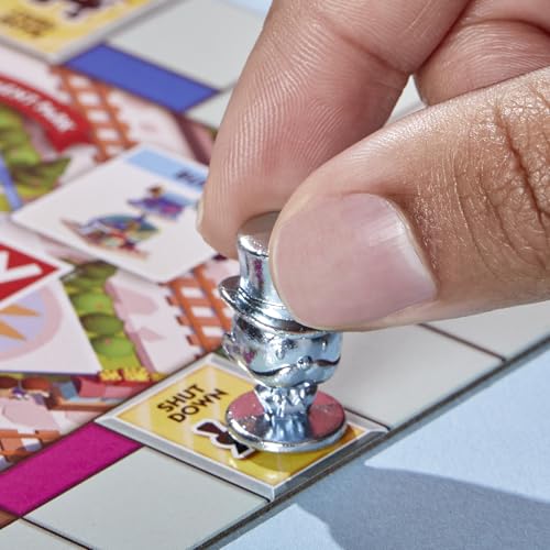 Monopoly GO! Board Game | Inspired by The Popular Mobile Board Game | Ages 8+ | 2-4 Players | 15 Mins. | Family Games | Travel Games for Kids and Adults