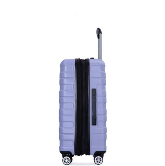 3-Piece Expandable Luggage Set (Light Purple)