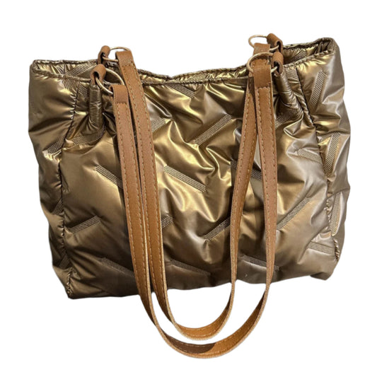 Edgy Metallic Shoulder Bag in Gold, Silver, Pink, Creampuff or Midnight