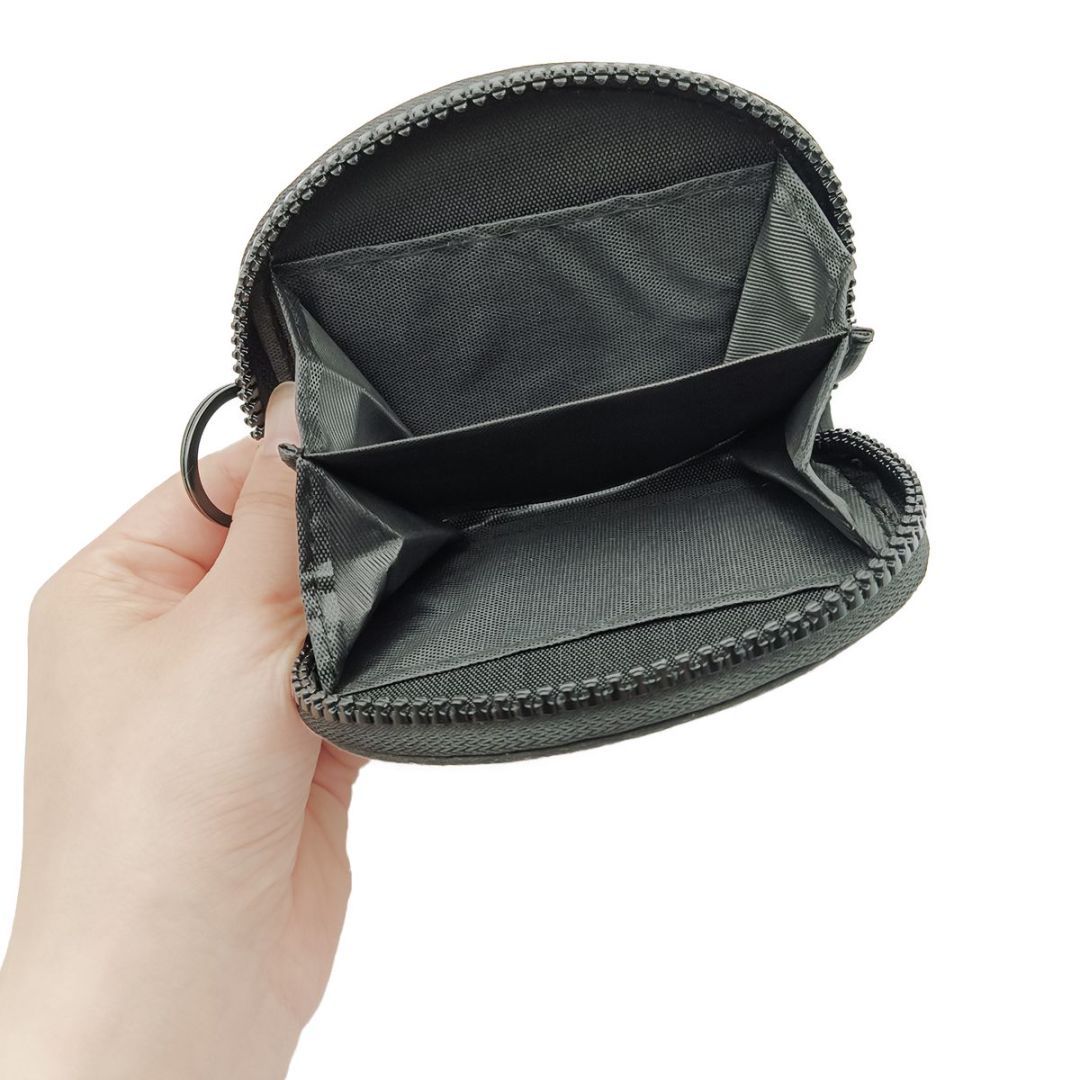 Hot Diamond Pouch Curved Wallet Black