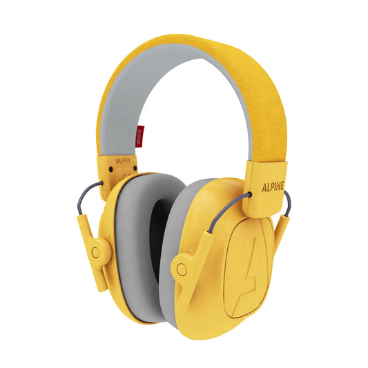 Alpine Muffy Kids - Noise Cancelling Headphones for Kids - CE & ANSI Certified - 25dB - Sensory & Concentration Aid - Yellow