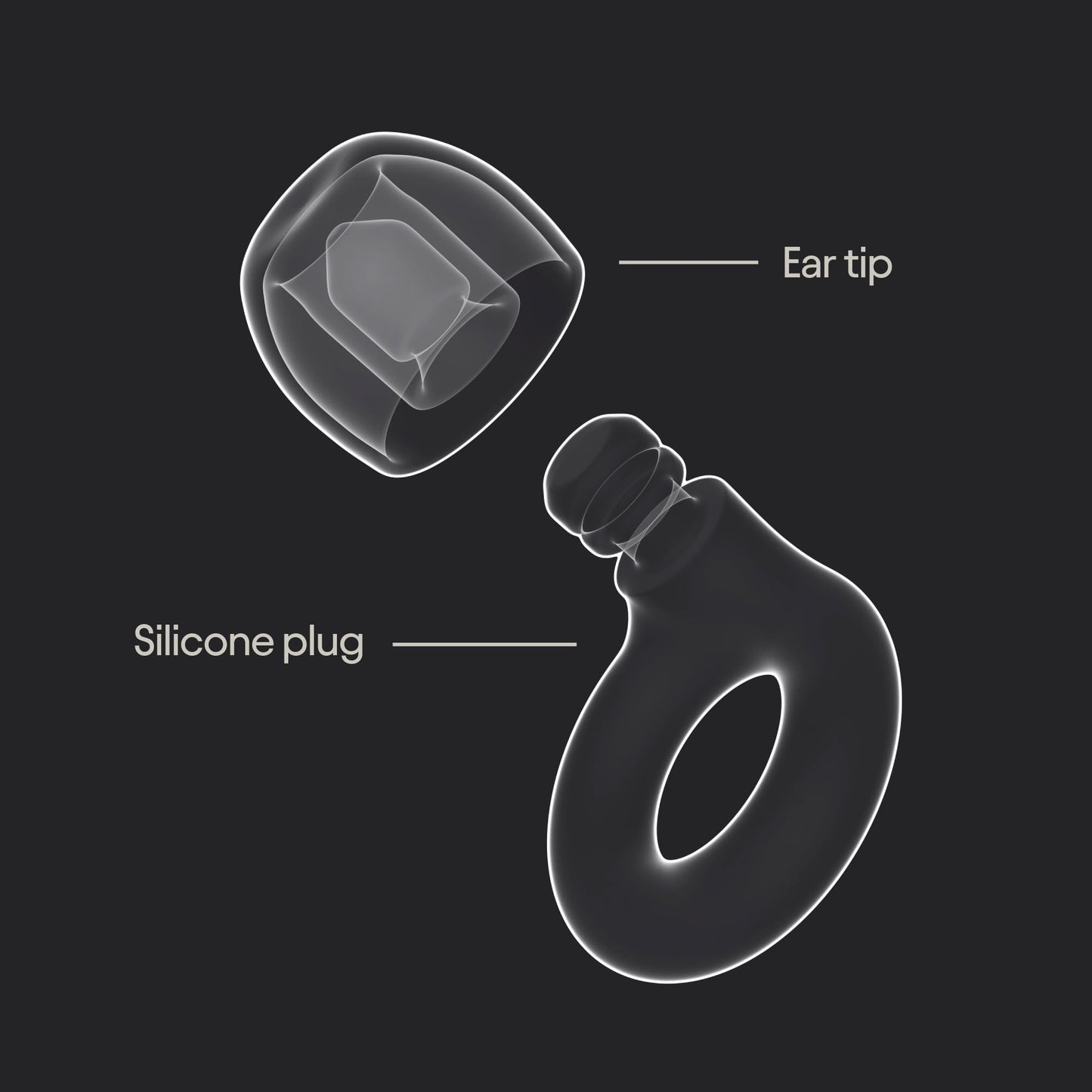 Loop Quiet 2 Ear Plugs – Ultra-Comfy Reusable Noise-Reducing Earplugs for Sleep, Deep Focus, Travel, Noise Sensitivity | Flexible Hearing Protection | Customizable Fit | 24dB (SNR) Noise Reduction