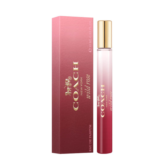 Coach Wild Rose Eau de Parfum Purse Spray - Long Lasting Fragrance with notes of Redcurrant, Wild Rose & Ambroxan - Floral & Gourmand - 0.33 fl. oz.