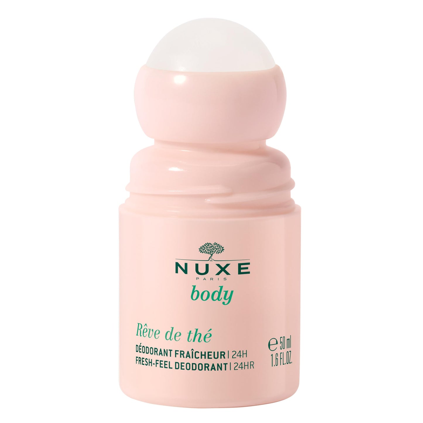 NUXE Aluminum Free Antiperspirant Deodorant Rêve de Thé. Natural 24-Hour Odor & Sweat Protection for Women, 1.6 Fl Oz