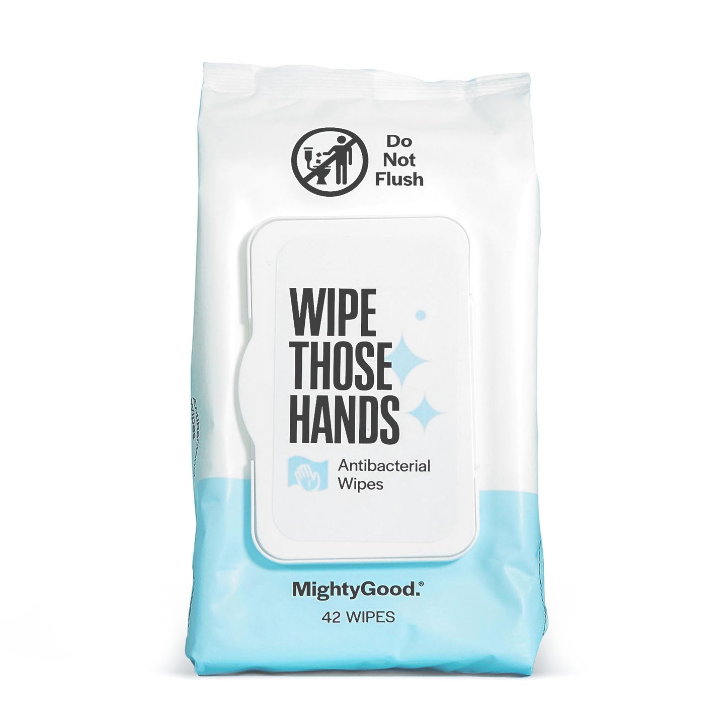 MightyGood. Wipe Those Hands 168 Count Alcohol Free Wipes (4 count 42 wipes each)