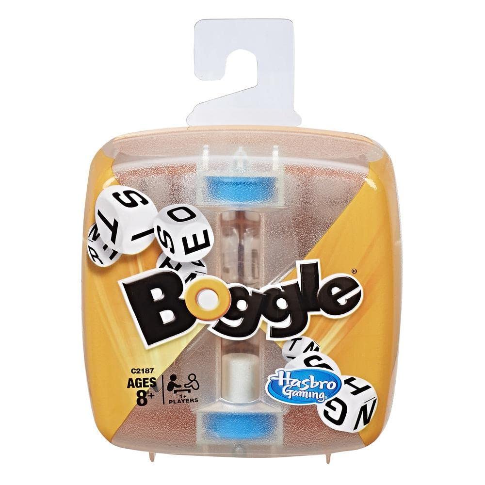 Boggle Classic Game | Word Search Games | Ages 8+ | 1 or More Players | Portable Travel Size | Fun Family Dice Games for Adults and Kids