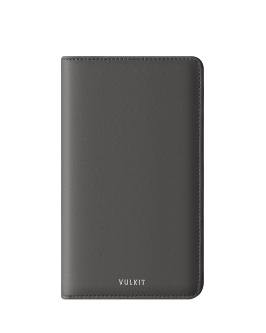 VULKIT Passport Holder Wallet Genuine Leather Top Grade RFID Blocking Travel Wallet for Men & Women
