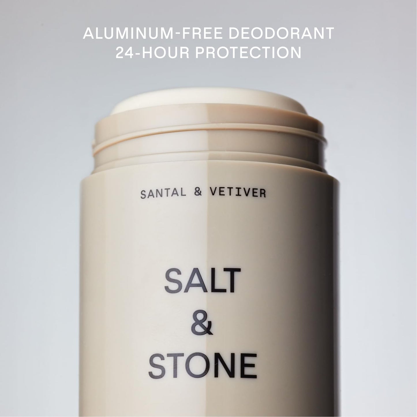 SALT & STONE Natural Deodorant - Santal | Extra Strength Natural Deodorant for Women & Men | Aluminum Free with Probiotics, Seaweed Extracts & Shea Butter (2.6 oz)