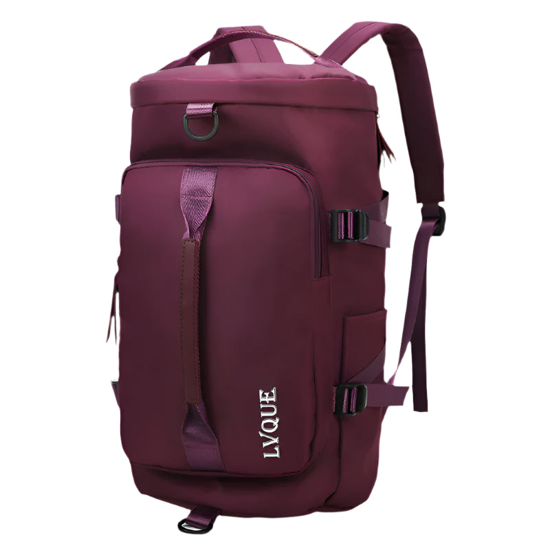 Oversized Waterproof Two-Tone or Solid Color Large Backpack with Top Handle - Space for Shoes and Other Essentials