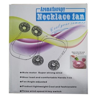 Rechargeable Portable Lazy Neck Fan for Travelers, Beachgoers and the Elderly