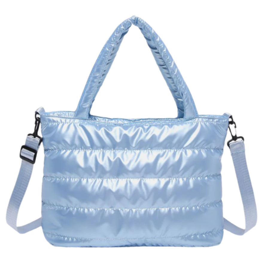 Shiny Midsize Puffer Bag