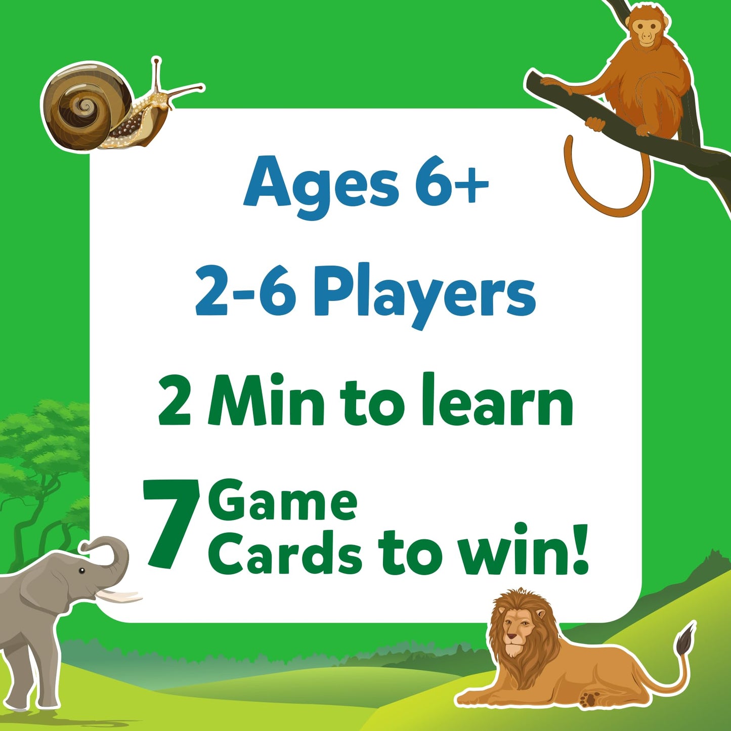 Skillmatics Card Game - Guess in 10 Animal Planet, Perfect for Boys, Girls, Kids, and Families Who Love Toys, Travel Games, Gifts for Ages 6, 7, 8, 9