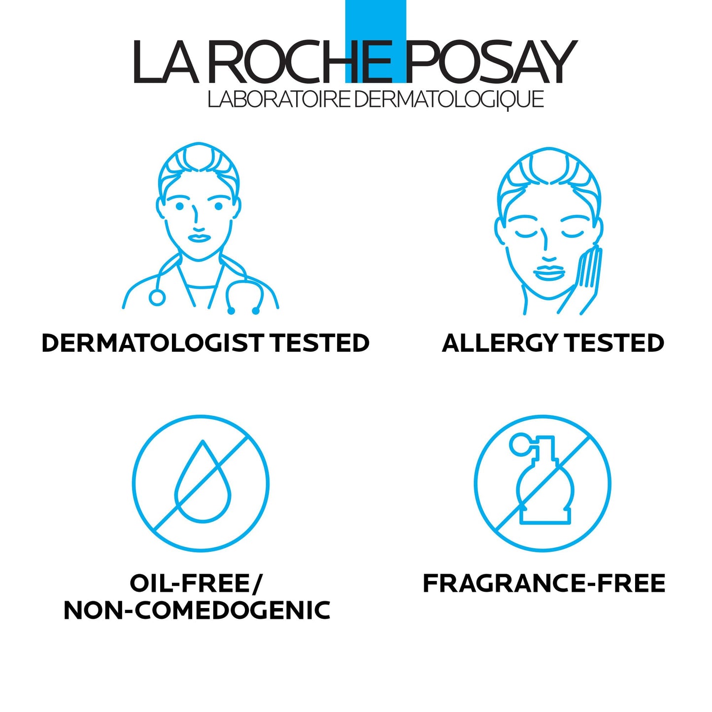 La Roche-Posay Toleraine Skin Care Set, Double Repair Face Moisturizer 100ml & Purifying Foaming Facial Cleanser 50ml, Oil Free Moisturizer & Face Wash For Oily Skin, Formulated with Niacinamide